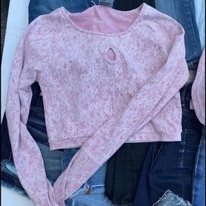 Gymshark long sleeve crop top